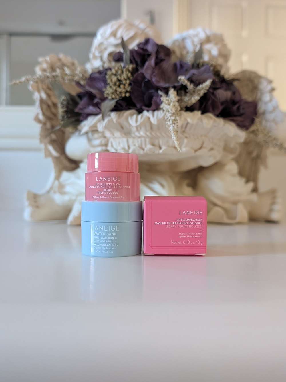 Laneige Lip Sleeping Mask & Water Bank Duo - Pink & Blue